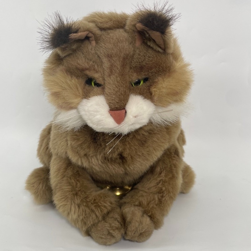 Vintage Folkmanis Bobcat Hand Puppet 15" Full Body Plush Retired Folktails
